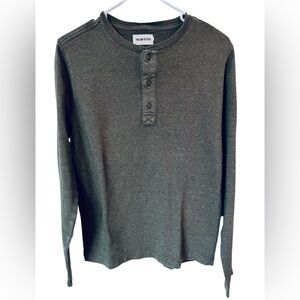 EUC - Taylor Stitch - The Heavy Bag Henley - Size 36 (XS) - Olive